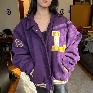 Purple Laker’s Bomber Jacket